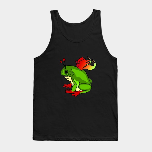 Faerie Frog Tank Top by imphavok